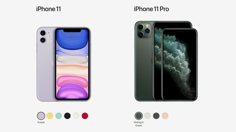 Apple iPhone 11  vs. iPhone 11 Pro