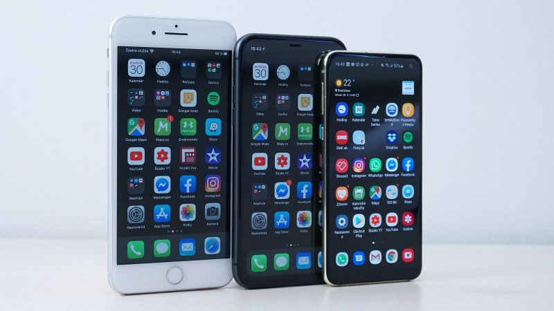 Apple iPhone 11 - porovnanie s iPhone 8 Plus a Galaxy S10e