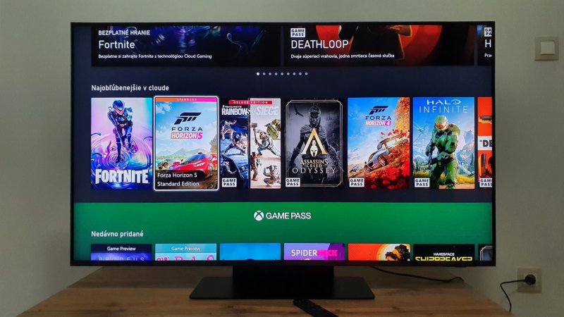 Samsung TV a Game Pass - recenzia