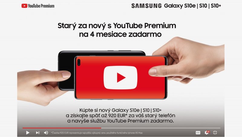Samsung Galaxy S10 promo akcia