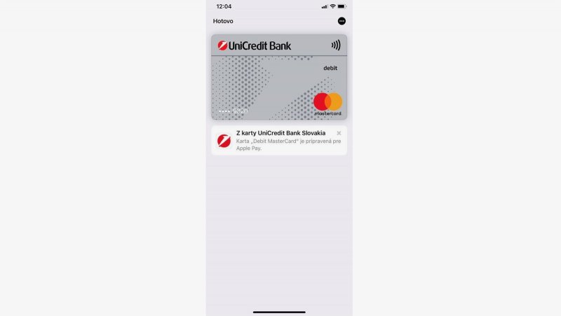 Apple Pay s UniCredit Bank
