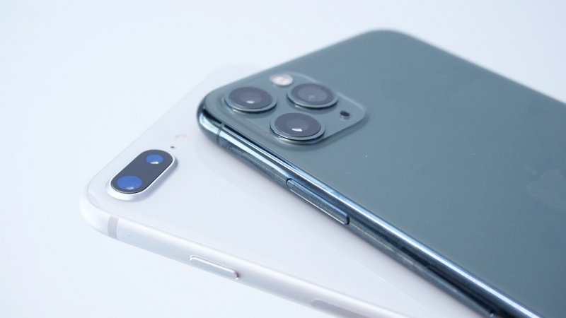 iPhone 8 Plus vs. iPhone 11 Pro Max - objektívy