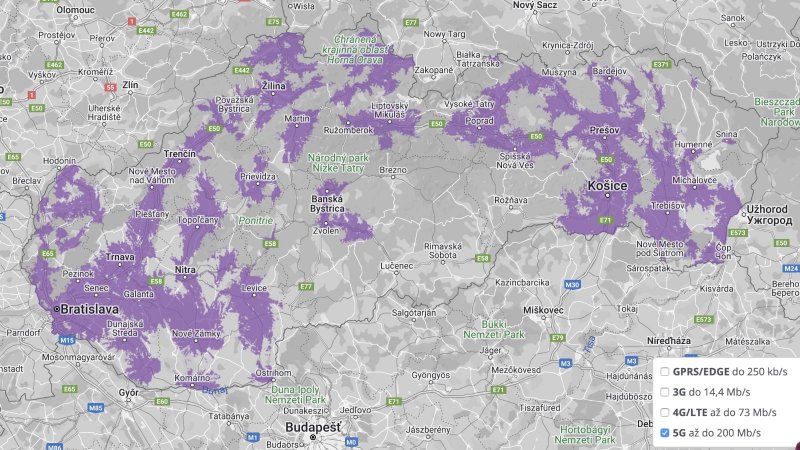 O2: 5G sieť dostupná už pre vyše 69 % populácie Slovenska